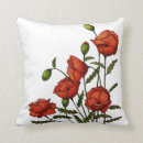 Search for poppy cushions Illustration