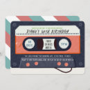 Search for cassette tape invitations 80's