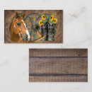 Search for cowboy boots business cards Horse