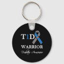 Search for diabetes awareness ribbon key rings Type