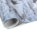 Search for wolves wrapping paper Snow