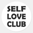 Search for self made stickers Self love club