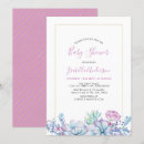 Search for pink cactus baby shower invitations Succulents