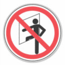 Search for do not enter stickers Danger