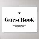 Search for wedding guest books Typography