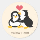 Search for penguin couple stickers Engagement