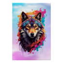 Search for wolf design art Nature
