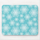 Search for blue snowflake mousepads Geometric