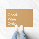 Search for good vibes doormats Inspirational