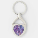 Search for purple heart key rings Lilac