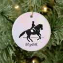 Search for horse silhouette christmas tree decorations Dressage