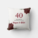 Search for ruby wedding anniversary cushions 40th