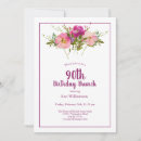 Search for magenta invitations Botanical