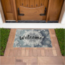 Search for blue snowflakes christmas doormats White