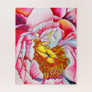 Search for pink peony puzzles Watercolor