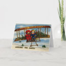 Search for vintage looking christmas cards Santa