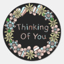 Search for floral thinking of you stickers Pink