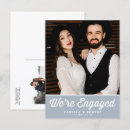 Search for engagement announcements postcards Engaged