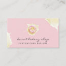Search for donuts business cards Pink