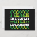 Search for leprechauns invitations Irish