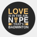 Search for badminton design stickers Sports
