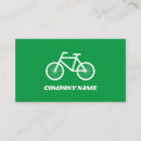 Search for bicycle business cards Green