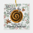 Search for cinnamon roll christmas tree decorations Bakery