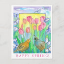 Search for happy spring postcards Pink tulips