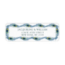 Search for peacocks return address labels Bride