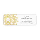 Search for mandala return address labels Gold