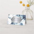 Search for blue and white place cards Floral
