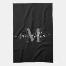 Search for initial tea towels Calligraphy