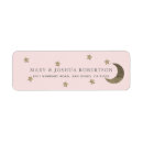 Search for moon stars return address labels Cute