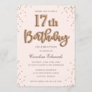 Search for 17th birthday invitations Blush