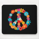 Search for peace flower mousepads Colourful