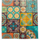 Search for patchwork shower curtains Flower