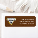 Search for jam return address labels Monster jam logo