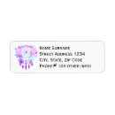 Search for dream return address labels Floral