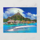 Search for bora bora postcards Island