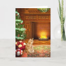 Search for orange tabby cat christmas cards Xmas