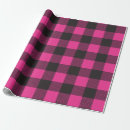 Search for pink plaid wrapping paper Buffalo