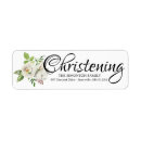Search for christening return address labels Flower