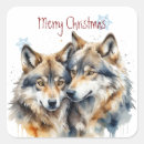 Search for cute wolf stickers Watercolor