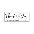 Search for wedding thank you rubber stamps Classic