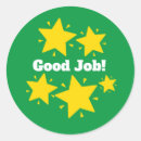 Search for good job stickers Gold star