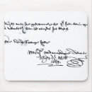 Search for autograph mousepads Handwriting