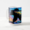 Search for bear silhouette mugs Nature lover