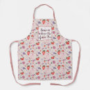 Search for red bubble aprons For her