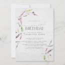 Search for pretty 1st birthday invitations Watercolor