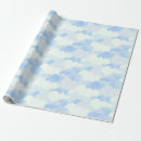 Search for blue sky and white clouds wrapping paper Cute